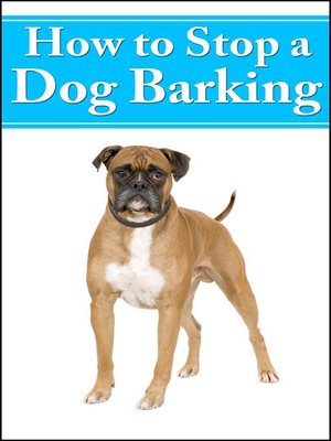 cover image of How to Stop Dog Barking
